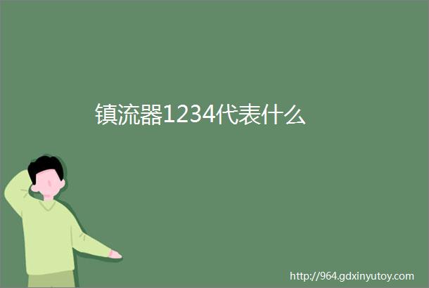 镇流器1234代表什么